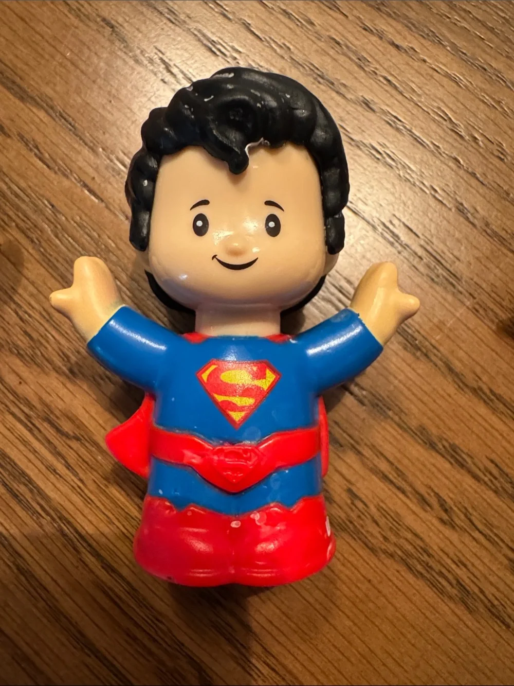 Little People Superhero Vinyl Toy Figures - Batman, Superman, Flash, Aquaman